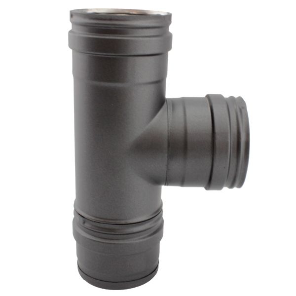 Bouchon cheminée Inox SP Noir-Anthracite diamètre 125 - 2 Bouchon cheminée Inox SP Noir-Anthracite diamètre 125 - 2