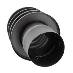 Chapeau cheminée anti-refoulement Noir-Anthracite diamètre 130 - 5