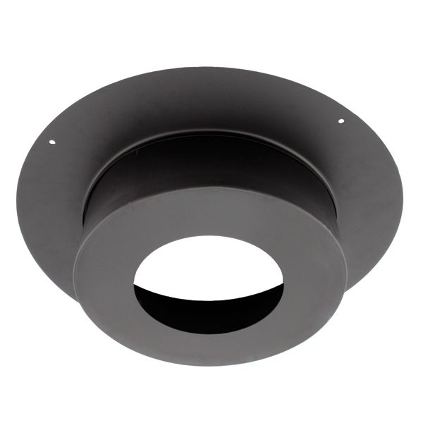 Rosace Plafond Bois Noir-Anthracite diamètre 180 - 1