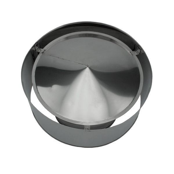 Chapeau anti-vent DW 150-200 mm inox