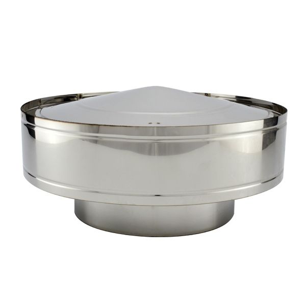 Chapeau anti-pluie conduit double paroi diamètre 200-250 - 1 Chapeau anti-pluie conduit double paroi diamètre 200-250 - 1