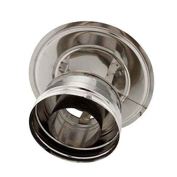 Chapeau Chinois conduit double paroi diamètre 100-150 - 2