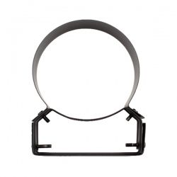 Collier support réglable 4/8 cm Noir-Anthracite diamètre 150 - 2