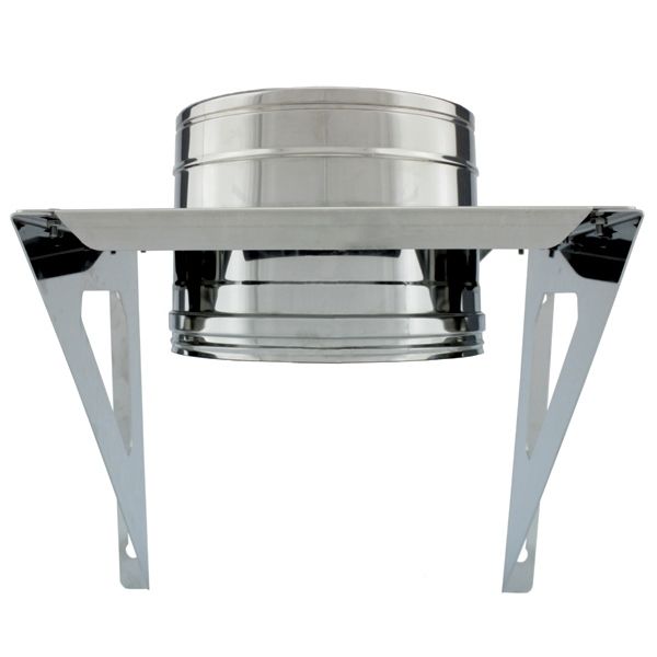 Support charge murale Inox double paroi diamètre 125-175 - 2