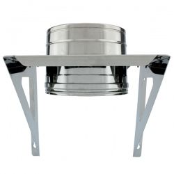 Support charge murale Inox double paroi diamètre 150-200 - 2