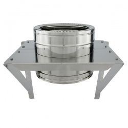 Support charge murale Inox double paroi diamètre 150-200 - 3