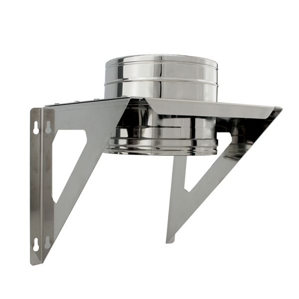 Support charge murale Inox double paroi diamètre 250-300 - 1