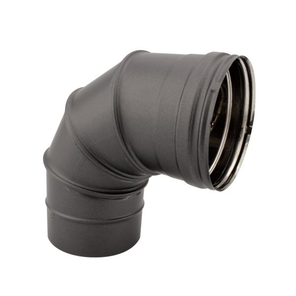 Coude réglable 0° à 90° SP Noir-Anthracite diamètre 80 - 4