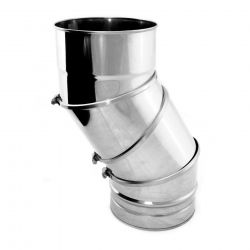 Coude 0º-90° reglable simple paroi industriel - 1