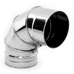 Coude 0º-90° reglable simple paroi industriel - 4