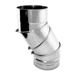 Coude 0º-90° reglable simple paroi industriel - 5