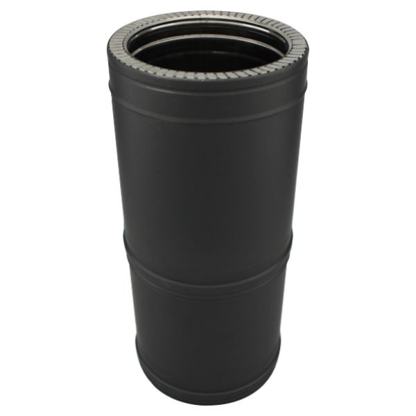 Tuyau télescopique 38 a 56CM double paroi Noir diamètre 130-180 - 1