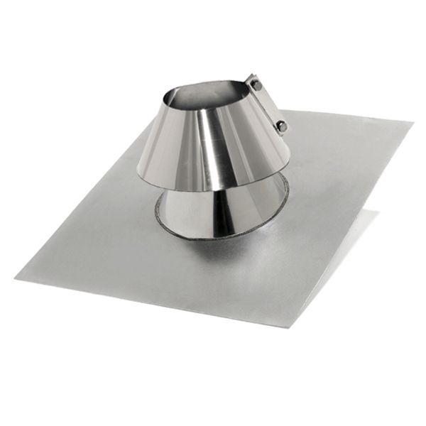Collerette finition en Inox pour solin étanchéité diamètre 140 - 3 Collerette finition en Inox pour solin étanchéité diamètre 140 - 3
