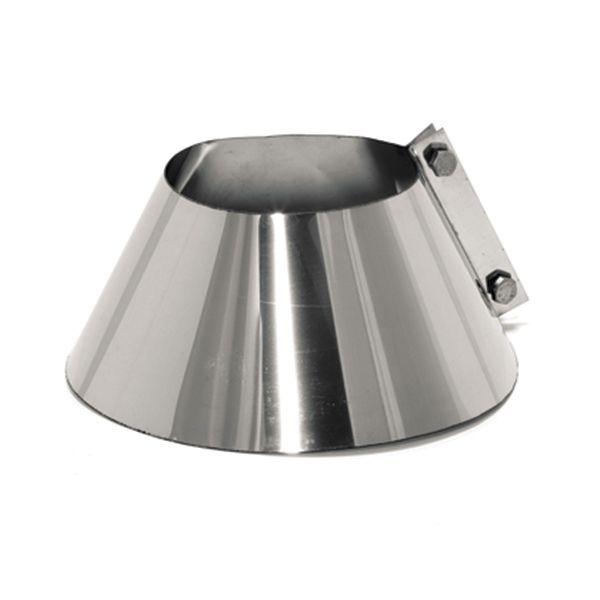 Collerette finition en Inox pour solin étanchéité diamètre 400 - 1 Collerette finition en Inox pour solin étanchéité diamètre 400 - 1