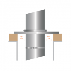 Support charge plancher bois diamètre 400 - 6