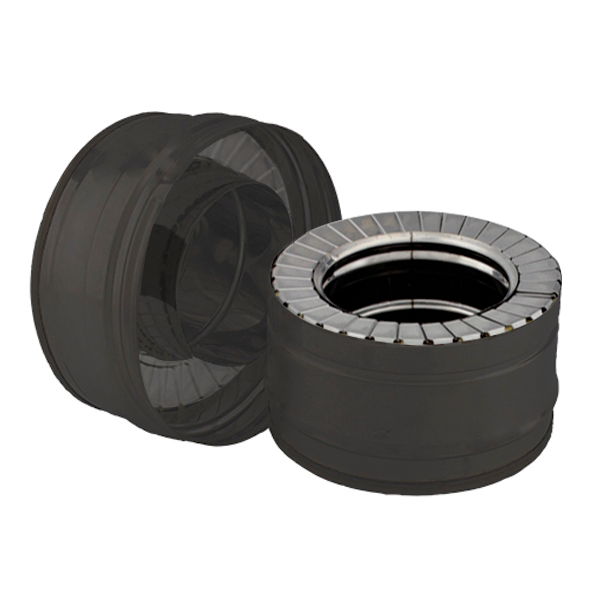 Bouchon de tubage inox double paroi diamètre 125-175 - 1 Bouchon de tubage inox double paroi diamètre 125-175 - 1