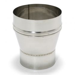 Réducteur cheminée inox-304 150x90 - 1