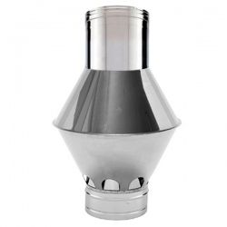Chapeau cheminée Inox Venturi diamètre 500 - 3