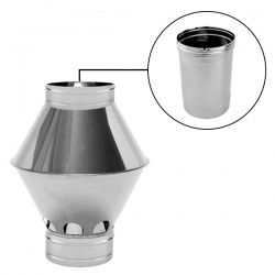 Chapeau cheminée Inox Venturi diamètre 700 - 2