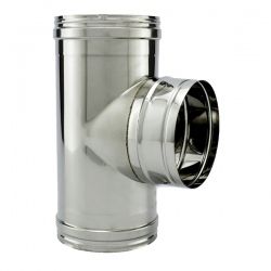 Kit conduit cheminée simple paroi Longueur 3,5m en diamètre 140 - 3