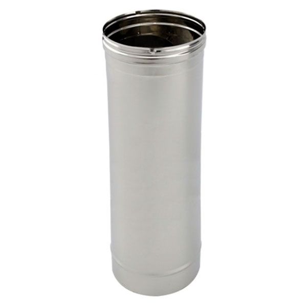 Kit conduit cheminée simple paroi Longueur 3,5m en diamètre 350 - 2 Kit conduit cheminée simple paroi Longueur 3,5m en diamètre 350 - 2