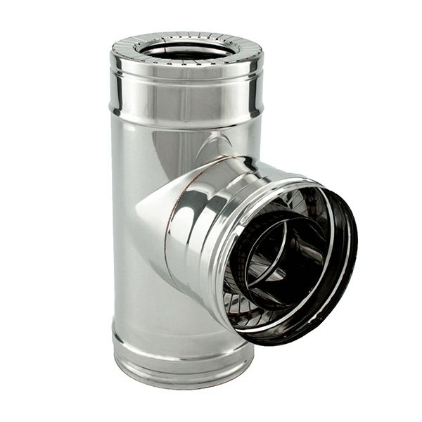 Kit conduit cheminée double paroi Longueur 3,5m en diamètre 125-175 - 3 Kit conduit cheminée double paroi Longueur 3,5m en diamètre 125-175 - 3