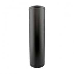 Kit conduit cheminée simple paroi Noir/Anthracite Longueur 3,5m en diamètre 80 - 2