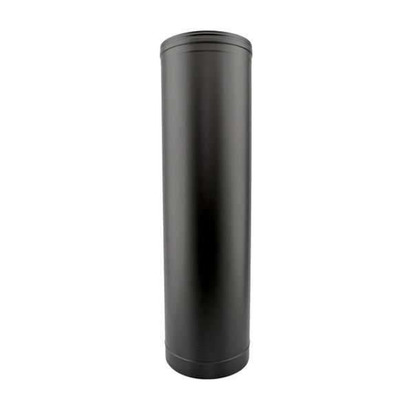 Kit conduit cheminée simple paroi Noir/Anthracite Longueur 3,5m en diamètre 90 - 2