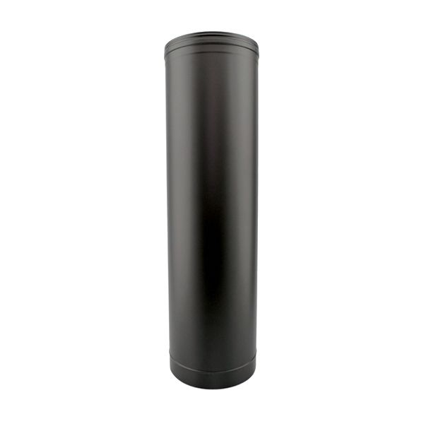 Kit conduit cheminée simple paroi Noir/Anthracite Longueur 3,5m en diamètre 130 - 2 Kit conduit cheminée simple paroi Noir/Anthracite Longueur 3,5m en diamètre 130 - 2