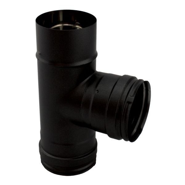 Kit conduit cheminée simple paroi Noir/Anthracite Longueur 3,5m en diamètre 160 - 3 Kit conduit cheminée simple paroi Noir/Anthracite Longueur 3,5m en diamètre 160 - 3