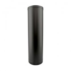 Kit conduit cheminée simple paroi Noir/Anthracite Longueur 3,5m en diamètre 200 - 2