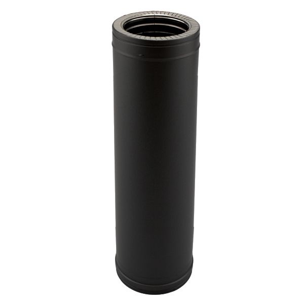 Kit conduit cheminée double paroi Noir/Anthracite Longueur 3,5m en diamètre 100-150 - 2 Kit conduit cheminée double paroi Noir/Anthracite Longueur 3,5m en diamètre 100-150 - 2