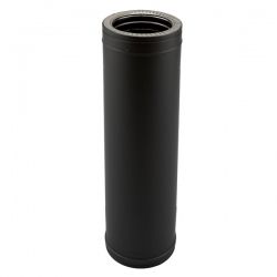 Kit conduit cheminée double paroi Noir/Anthracite Longueur 3,5m en diamètre 180-230 - 2