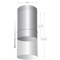 Tuyau télescopique 25/40 CM diamètre 280 - 3