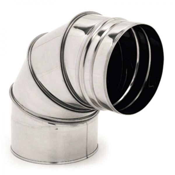 Coude 90° Inox diamètre 240 - 1 Coude 90° Inox diamètre 240 - 1