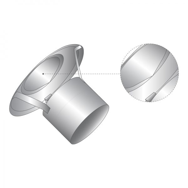 Chapeau Inox pour cheminée diamètre 500 - 4 Chapeau Inox pour cheminée diamètre 500 - 4