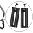 Rallonge pied d'appui de collier réglable 9 a 16 cm Noir / Anthracite