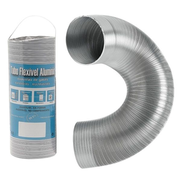 Gaine aluminium compacte extensible jusqu'à 5M diamètre 120 - 1 Gaine aluminium compacte extensible jusqu'à 5M diamètre 120 - 1