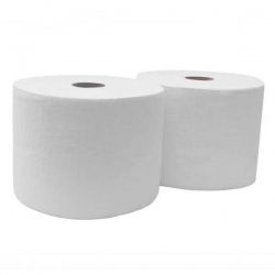 Rouleau de papier texturé industrielle essuie main absorbant 500 mètres - 2