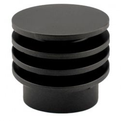 Chapeau cheminée anti-refoulement Noir-Anthracite diamètre 90