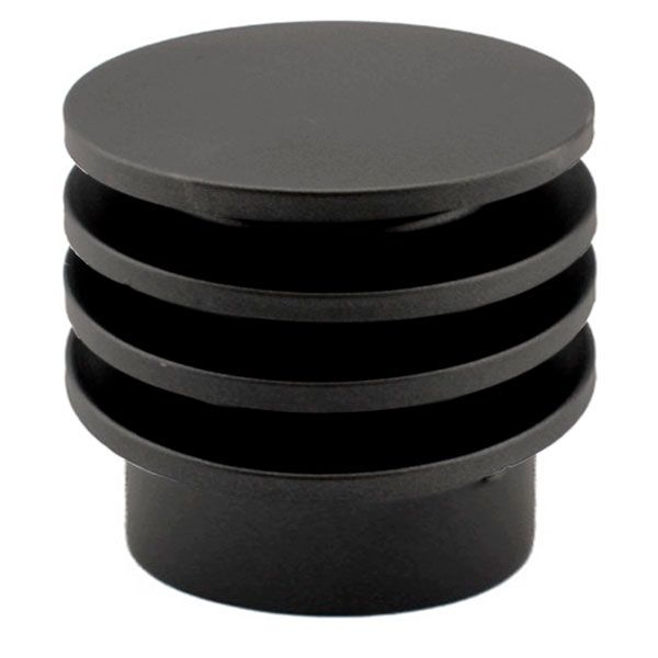 Chapeau cheminée anti-refoulement Noir-Anthracite diamètre 100 - 1