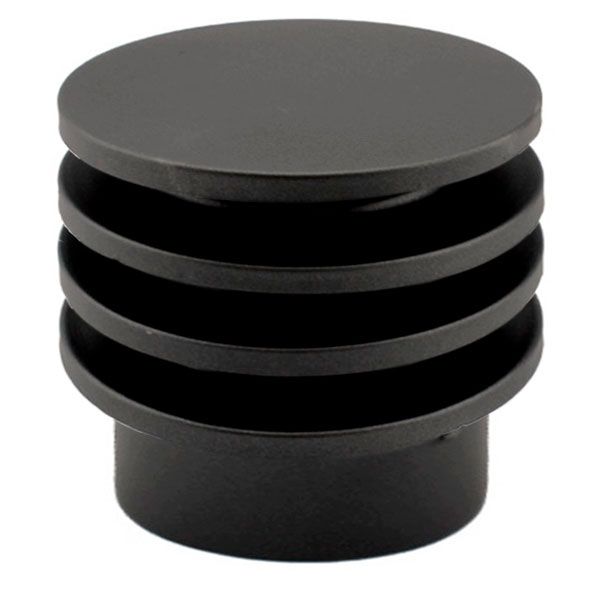 Chapeau cheminée anti-refoulement Noir-Anthracite diamètre 180 - 1 Chapeau cheminée anti-refoulement Noir-Anthracite diamètre 180 - 1