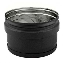 Bouchon cheminée Inox SP Noir-Anthracite diamètre 90