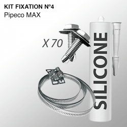 Kit fixation et étanchéité Pipeco sur Bac Acier - 5