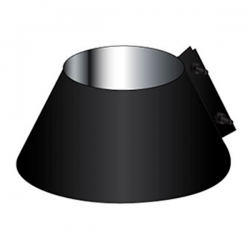 Conduit cheminée - Kit solin d'étancheité Aluminum-inox Noir-Anthracite diamètre 110 - 3