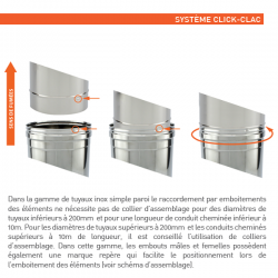 Réducteur tubage cheminée diamètre 400x160 - 8