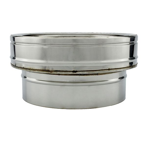 Adaptateur de conduit simple à double paroi isolé Ø120 x Ø125-175 - 2