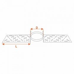 Support Charge Toiture Noir-Anthracite diamètre 140 - 2