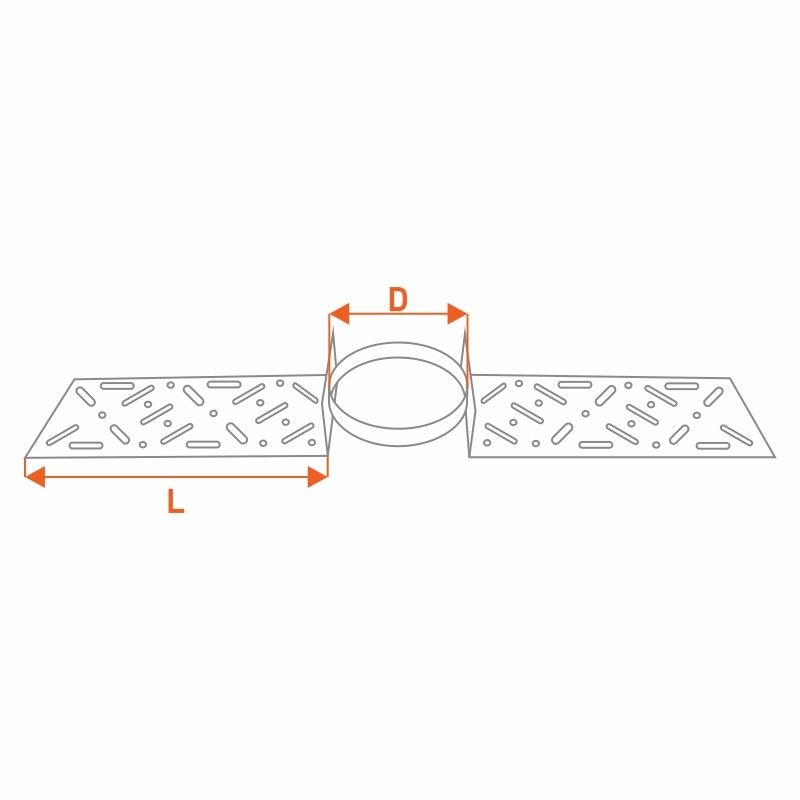 Support Charge Toiture Noir-Anthracite diamètre 300 - 2 Support Charge Toiture Noir-Anthracite diamètre 300 - 2