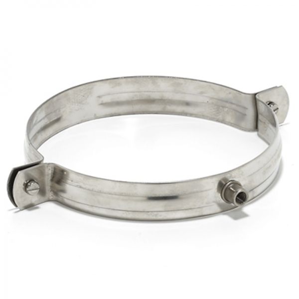 Collier fixation murale à écrou M8 diamètre 450 - Conduit cheminée - 1 Collier fixation murale à écrou M8 diamètre 450 - Conduit cheminée - 1